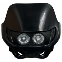 Frontal porta farol / carenagem SMILE / preto - HP